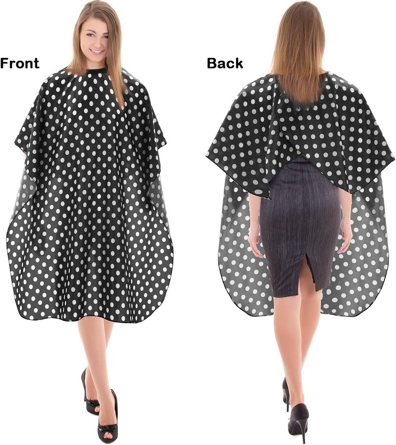 Foaincore 12 Pcs Shampoo Capes for Salons Waterproof Barber Capes for Hair Stylist 59" x 47" with Adjustable Snap Closure - Image 4